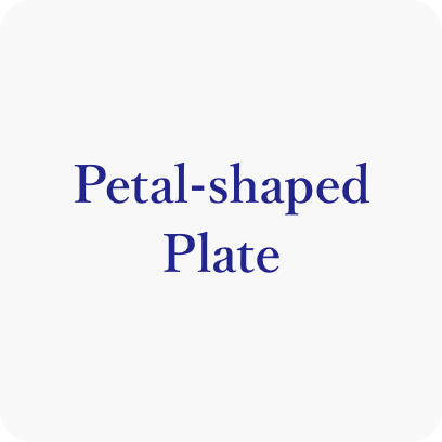petal-shaped plate